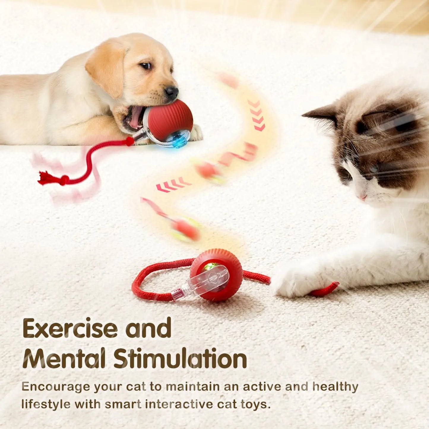 Smart Interactive Cat Ball Toy
