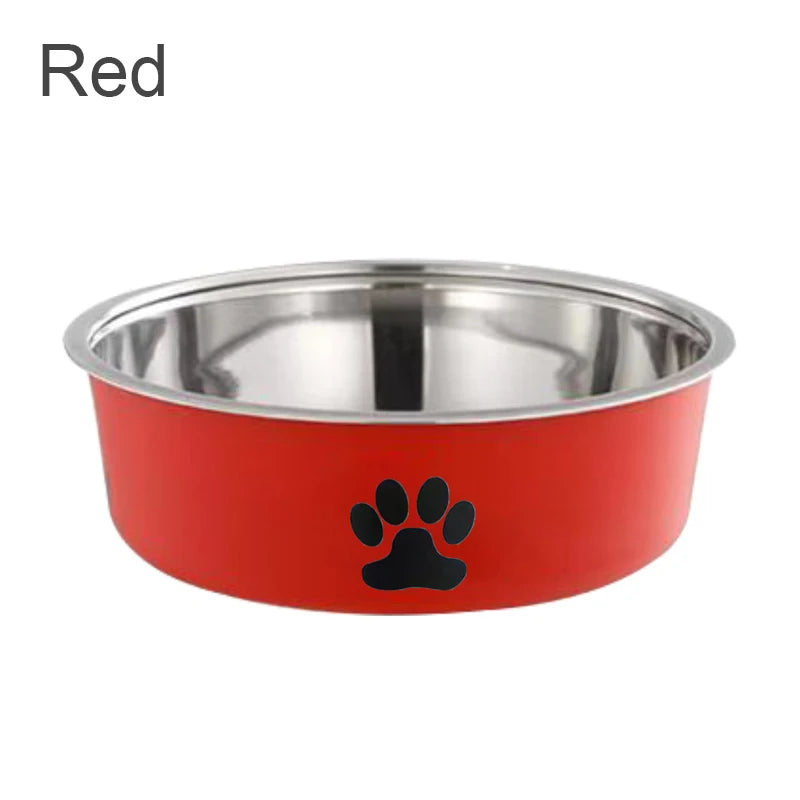 Stainless Steel Pet Bowl Non-Slip - Perfect Dogs Cats