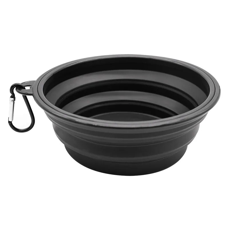 Clip & Go Collapsible Pet Bowl - Portable Travel Dog Cat Bowl