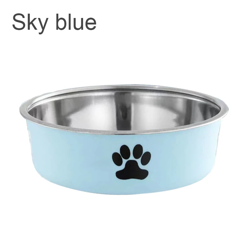 Stainless Steel Pet Bowl Non-Slip - Perfect Dogs Cats