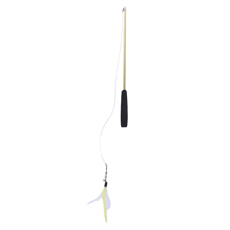 3-Section Cat Teaser Wand - Interactive Play