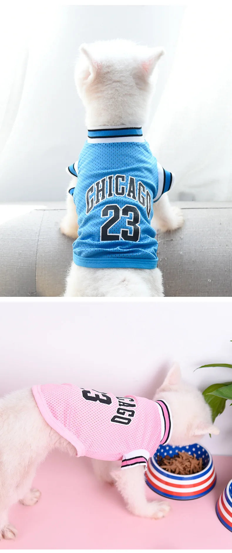 petsSports Jersey Mesh - Breathable Basketball Shirt
