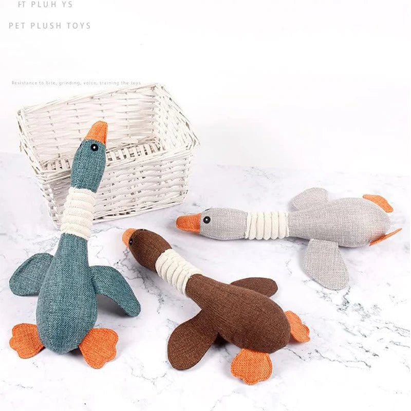 Wild Goose Training Toy - Multi-Purpose Squeaky Chew All Sizes