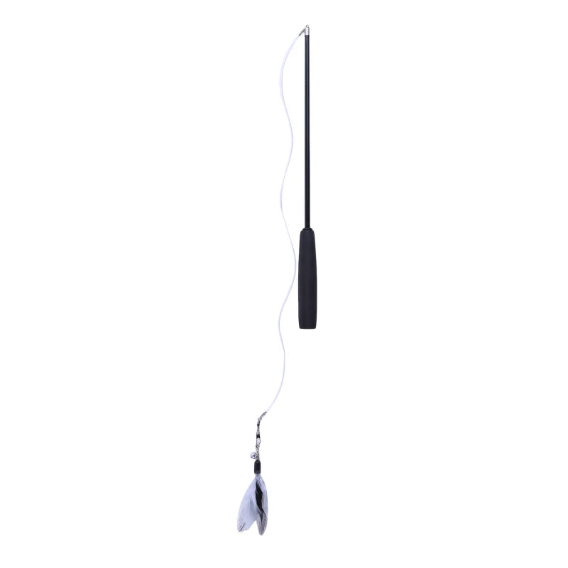 3-Section Cat Teaser Wand - Interactive Play