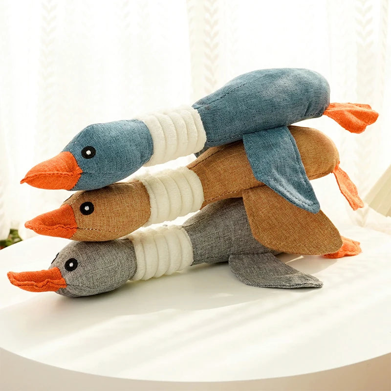 Wild Goose Training Toy - Multi-Purpose Squeaky Chew All Sizes