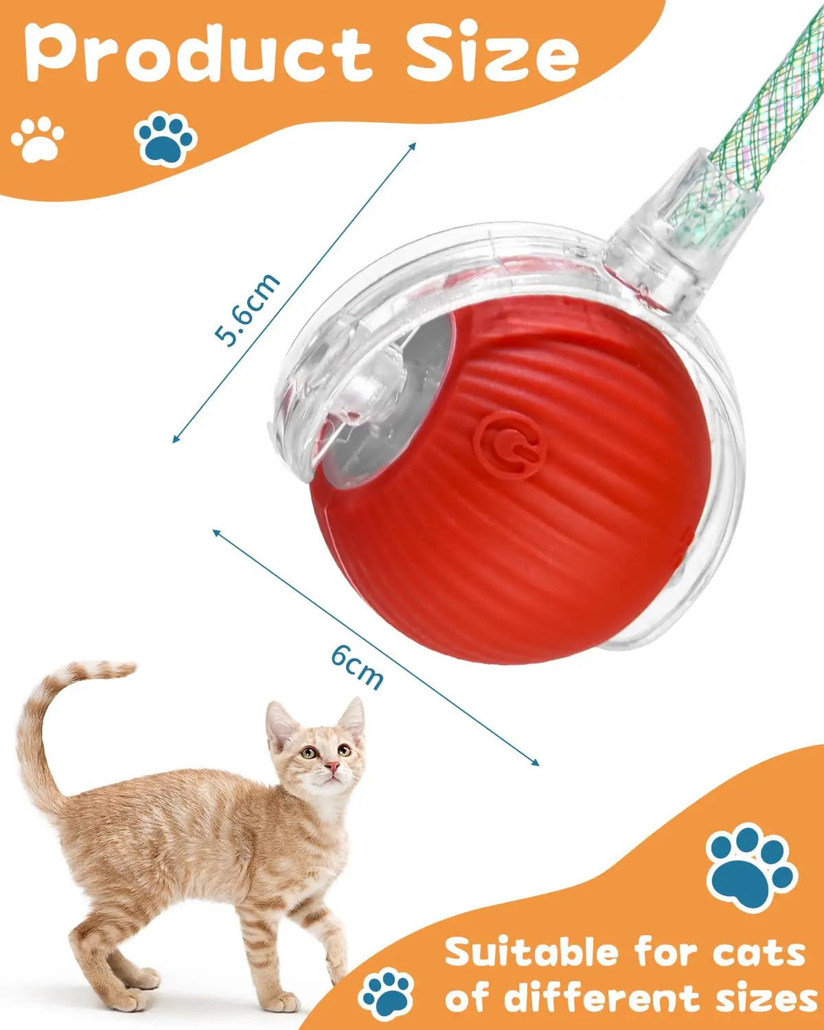 Smart Interactive Cat Ball Toy