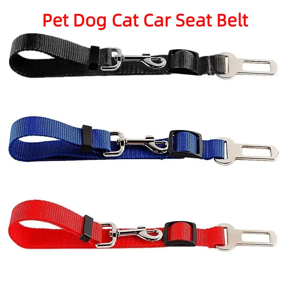 Universal Pet Car Seat Belt - Adjustable Dog Cat Safety Harness