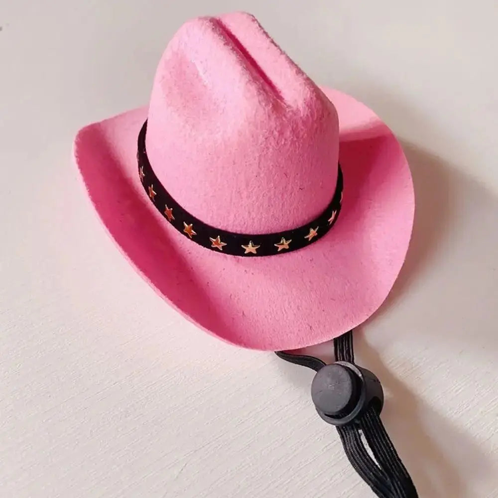 Small Adjustable Pet Cowboy Hat