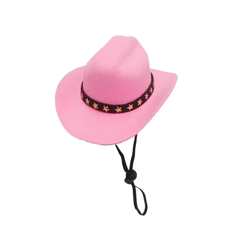 Small Adjustable Pet Cowboy Hat