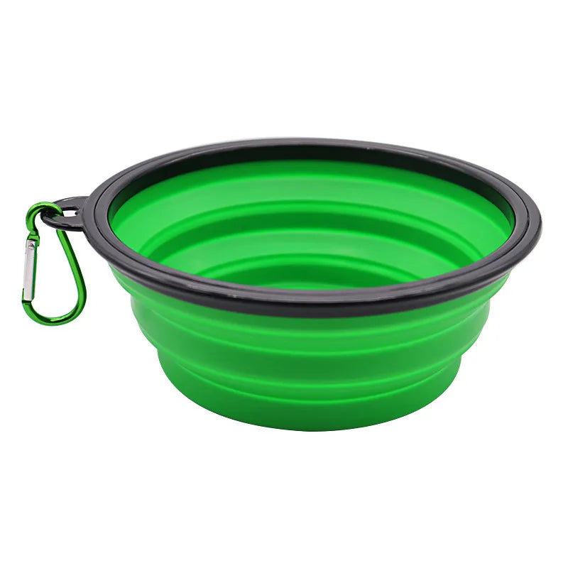 Clip & Go Collapsible Pet Bowl - Portable Travel Dog Cat Bowl