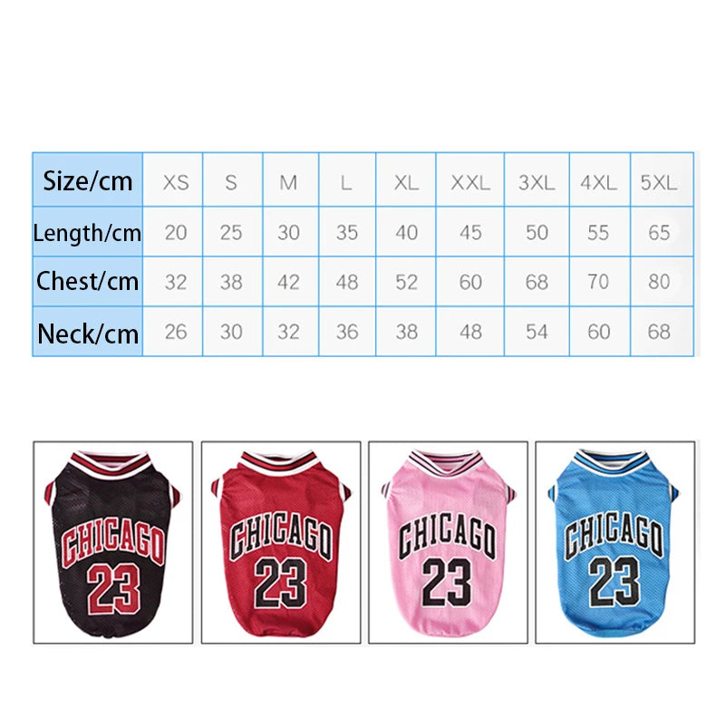 petsSports Jersey Mesh - Breathable Basketball Shirt