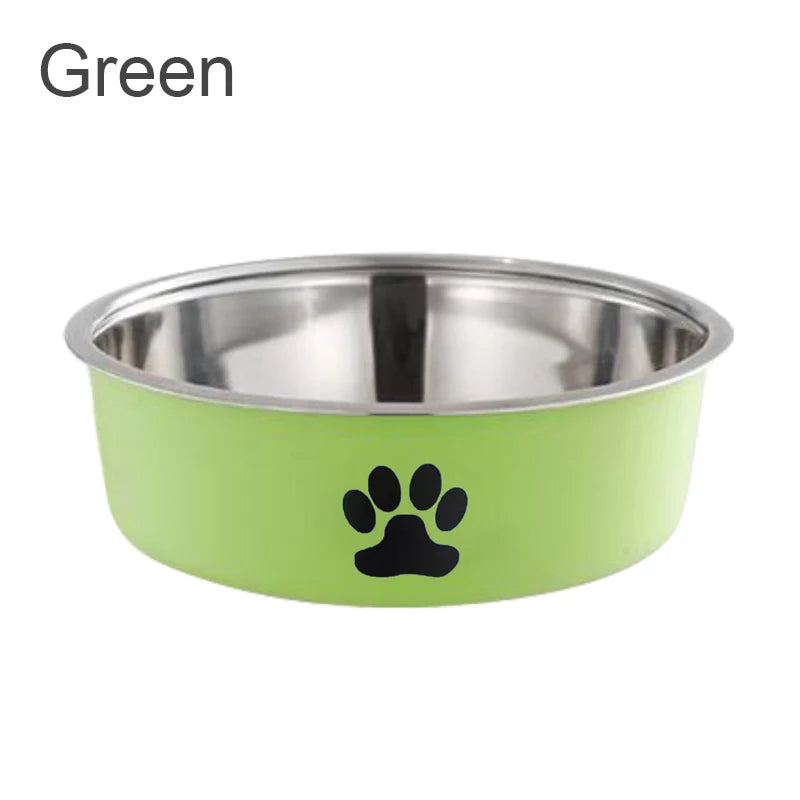 Stainless Steel Pet Bowl Non-Slip - Perfect Dogs Cats