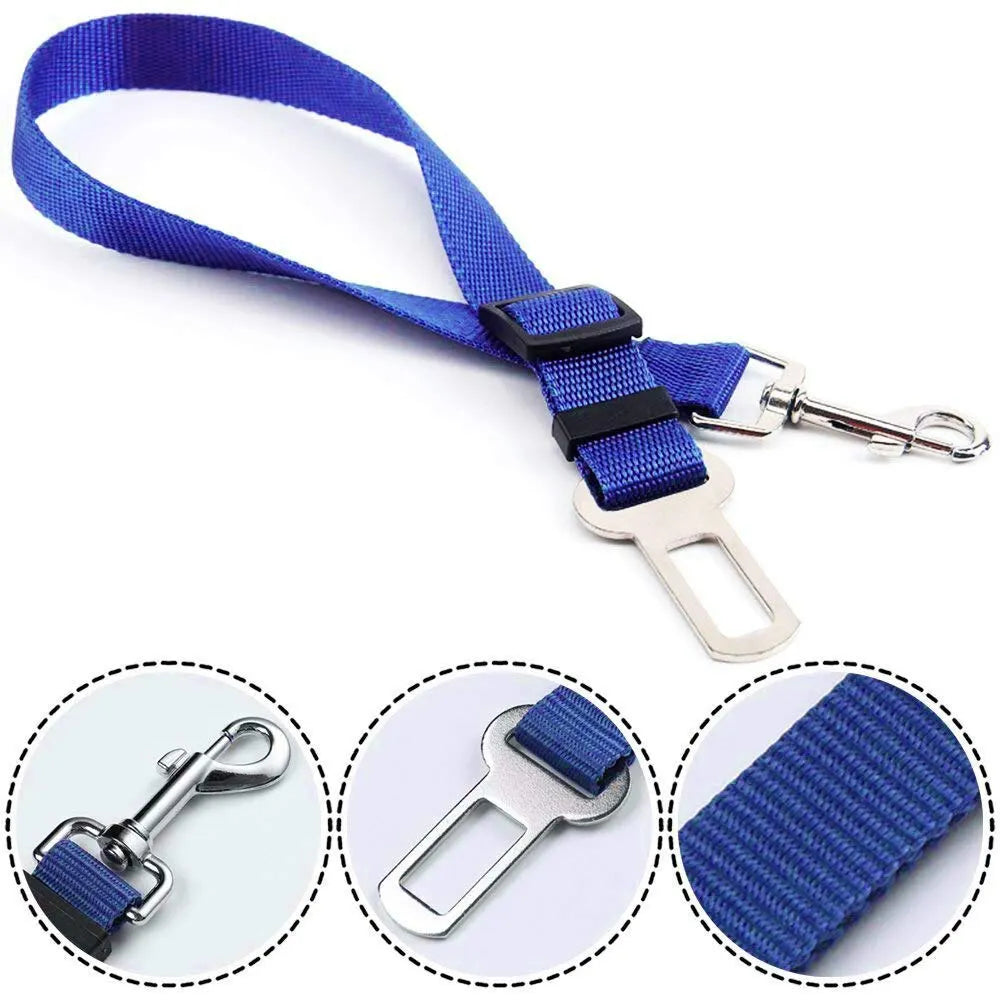Universal Pet Car Seat Belt - Adjustable Dog Cat Safety Harness