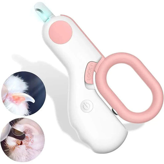 LED Pet Nail Clipper - Professional Safety Trimmer Dogs Cats