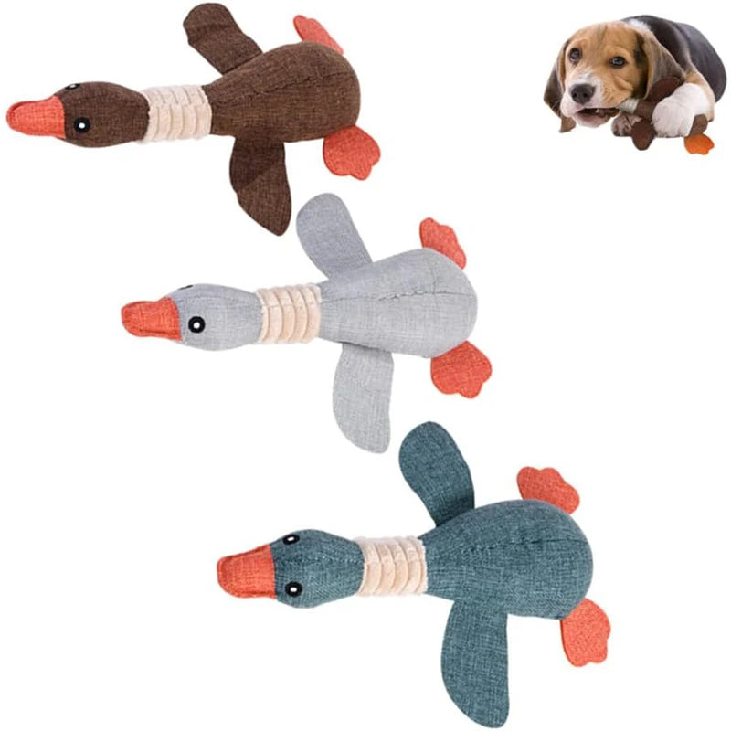 Wild Goose Training Toy - Multi-Purpose Squeaky Chew All Sizes