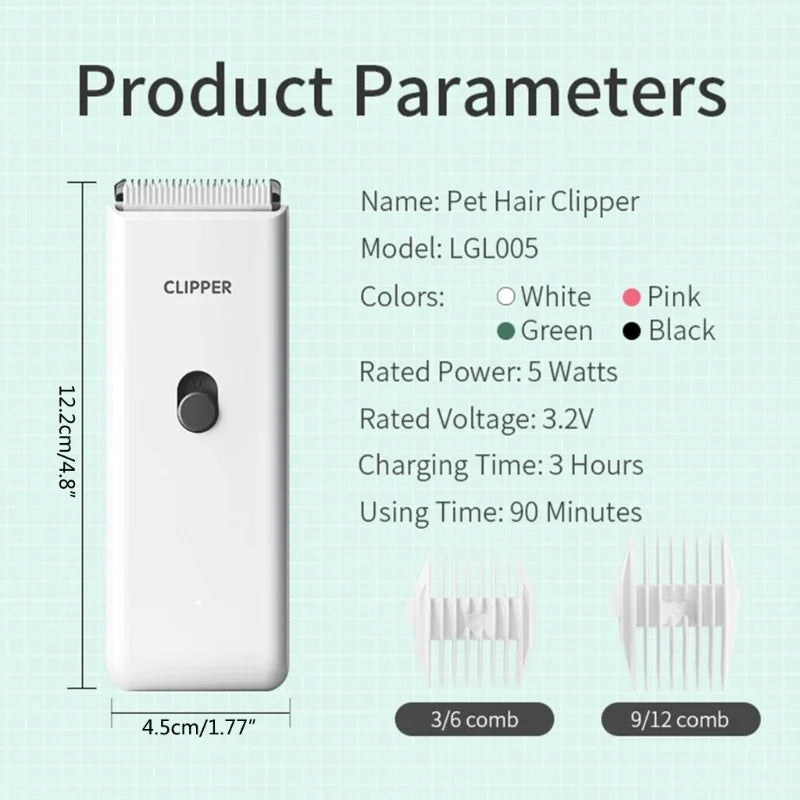 Electric Pet Clipper ProGroom - Professional Dog Cat Grooming