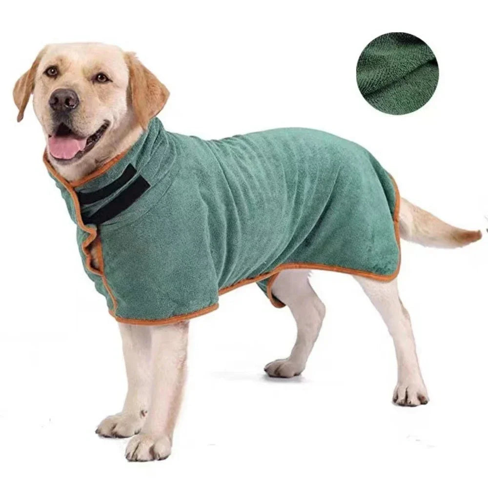 Microfiber Dog Bathrobe