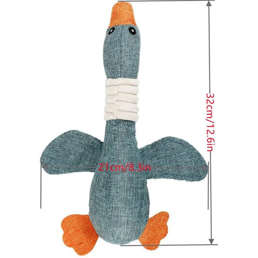 Wild Goose Training Toy - Multi-Purpose Squeaky Chew All Sizes