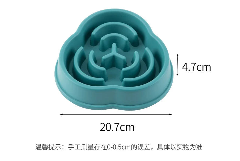 Slow Feeder Dog Bowl - Anti Choking Pet Feeding Bowl