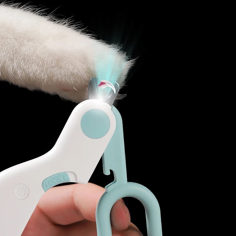 LED Pet Nail Clipper - Professional Safety Trimmer Dogs Cats