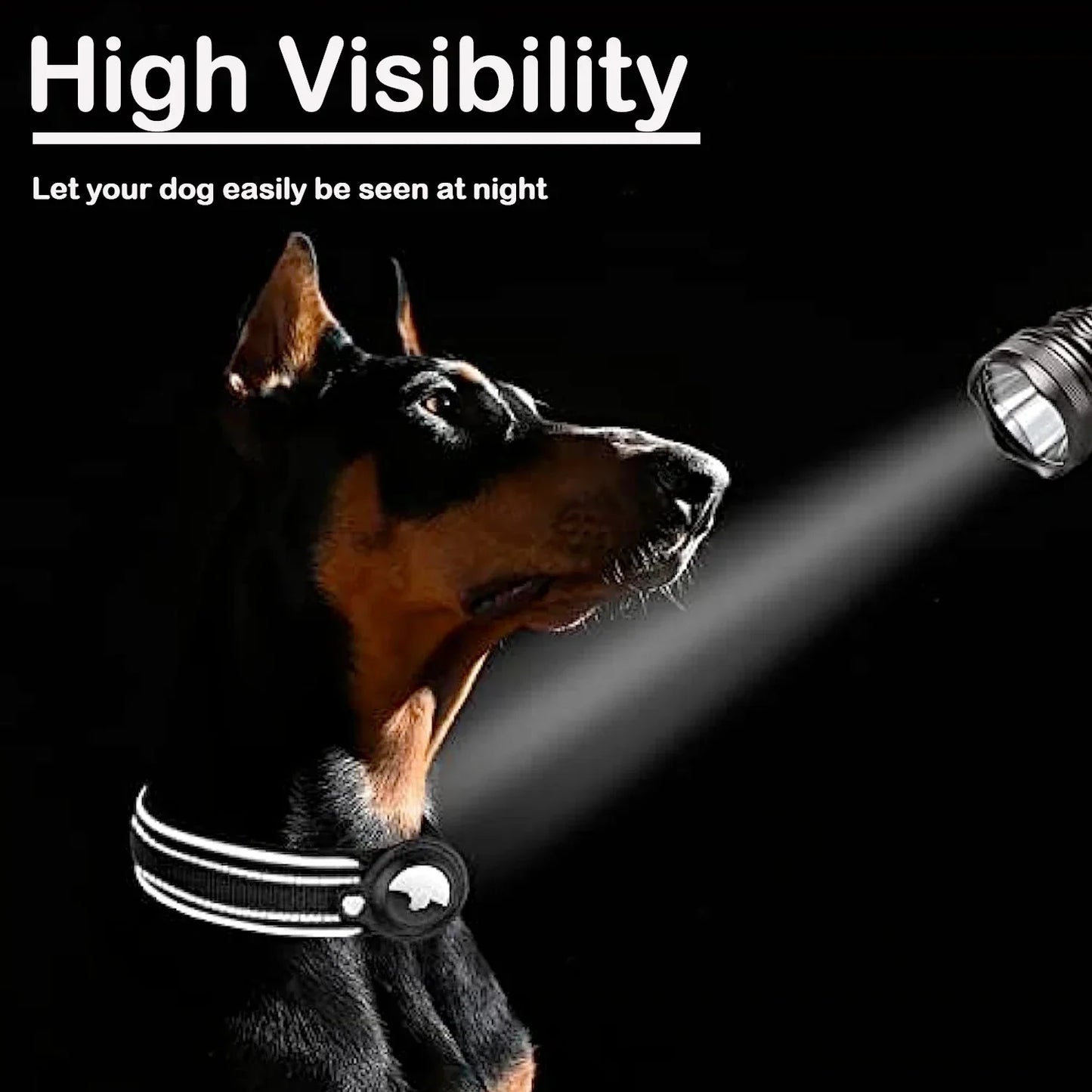 AirTag Dog Collar GPS - Waterproof Pet Tracking Collar