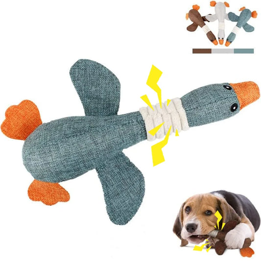 Wild Goose Training Toy - Multi-Purpose Squeaky Chew All Sizes