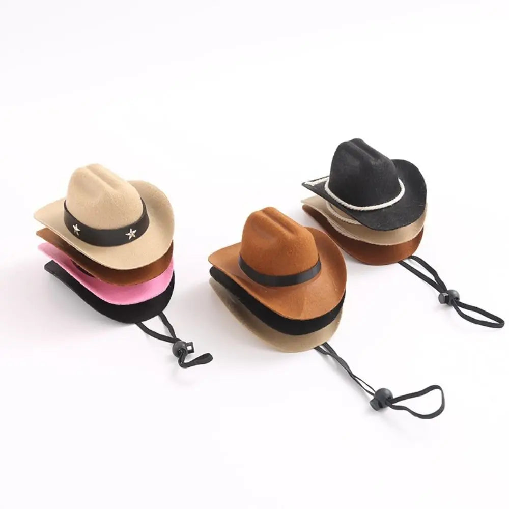 Small Adjustable Pet Cowboy Hat