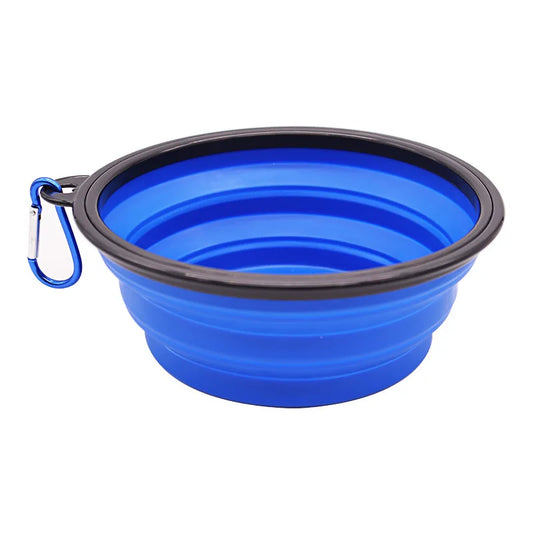 Clip & Go Collapsible Pet Bowl - Portable Travel Dog Cat Bowl