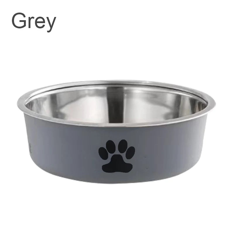 Stainless Steel Pet Bowl Non-Slip - Perfect Dogs Cats