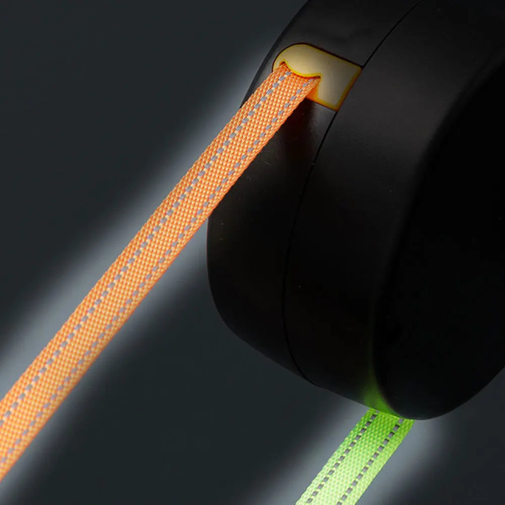 Dual LED Retractable Dog Leash