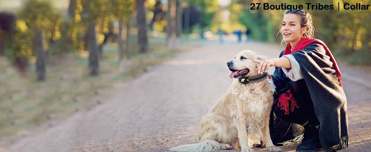 AirTag Dog Collar GPS - Waterproof Pet Tracking Collar