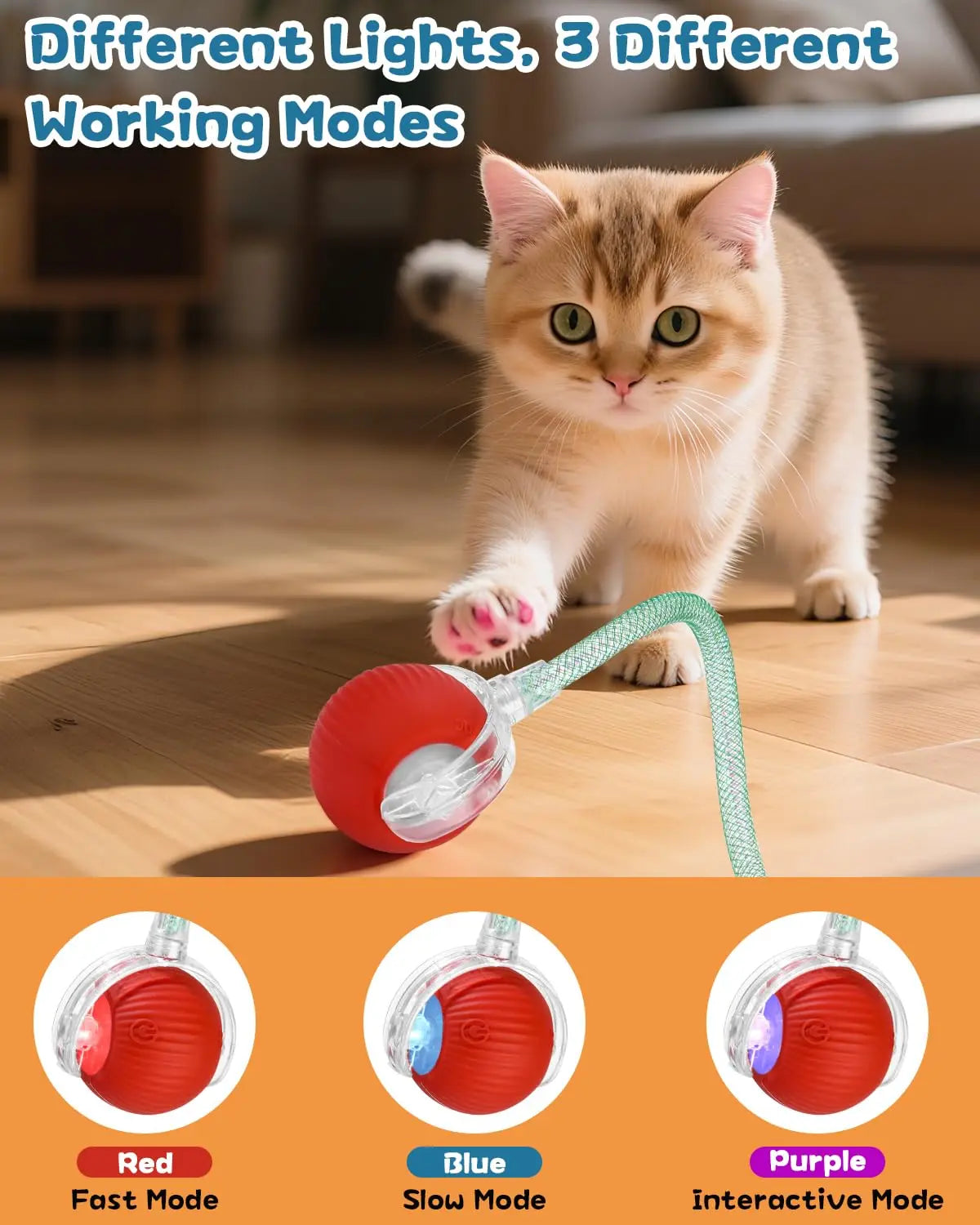 Smart Interactive Cat Ball Toy