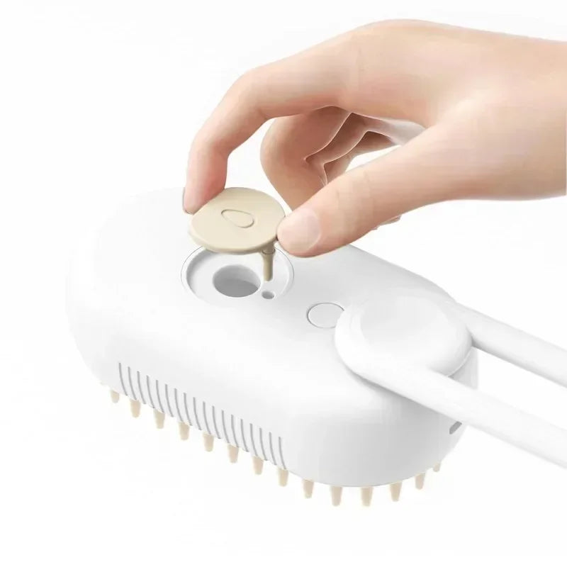 SteamGroom Pro 3-in-1 Electric Spray Brush Dogs Cats
