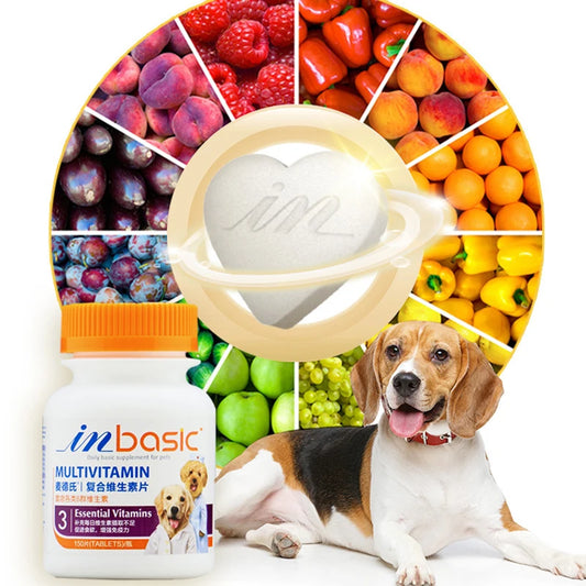 Dog Multivitamin 11-in-1 - Essential Vitamins Muscle Hip Health