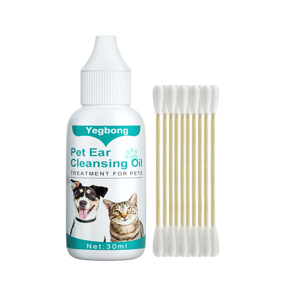 Dog Ear Cleaner Natural - Stop Ear Mites Infections 30ml