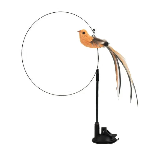 Self Entertainment Cat Toy - Interactive Feather Wand Auto