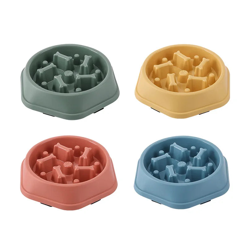 Slow Feeder Dog Bowl - Anti Choking Pet Feeding Bowl