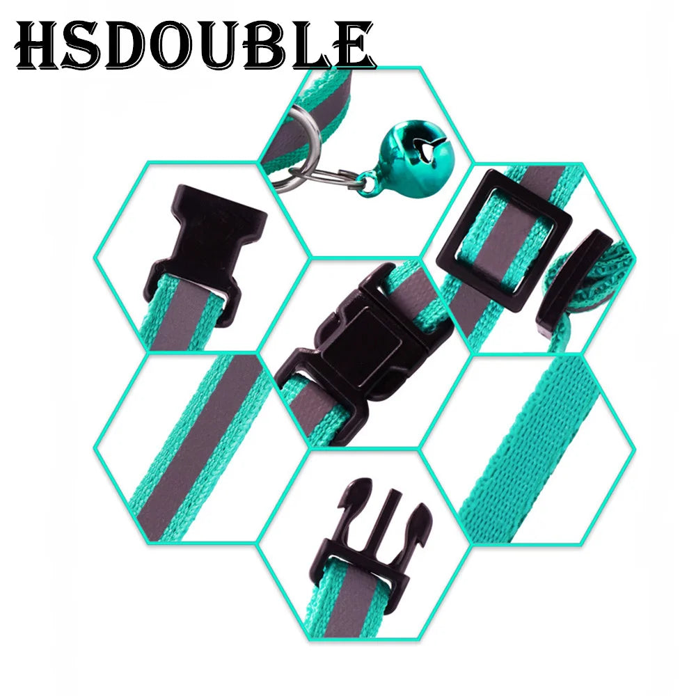 Reflective Cat Collar Set - SafePaws Breakaway Safety Collar
