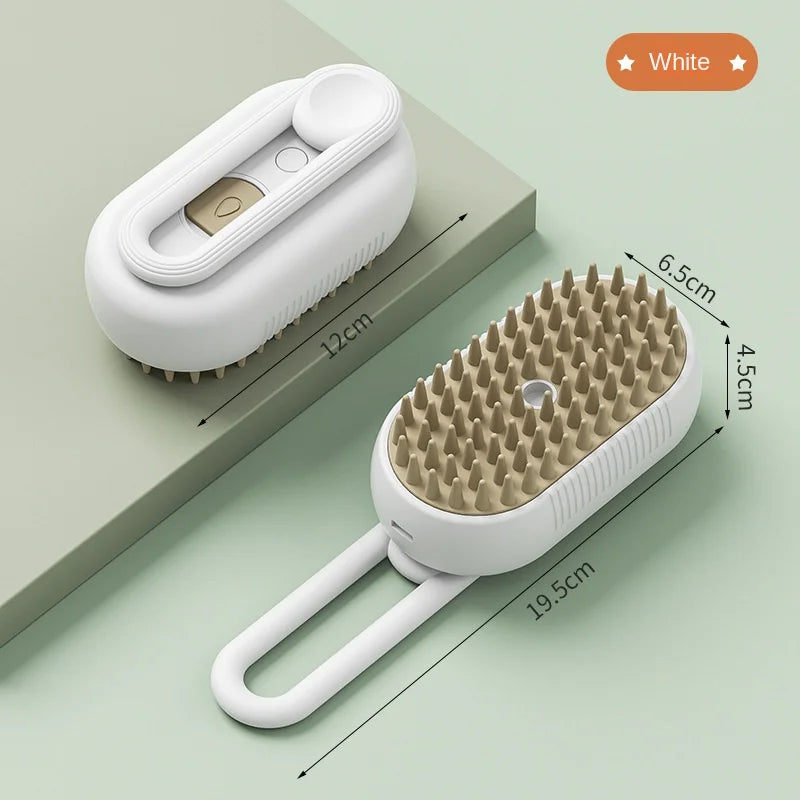 SteamGroom Pro 3-in-1 Electric Spray Brush Dogs Cats