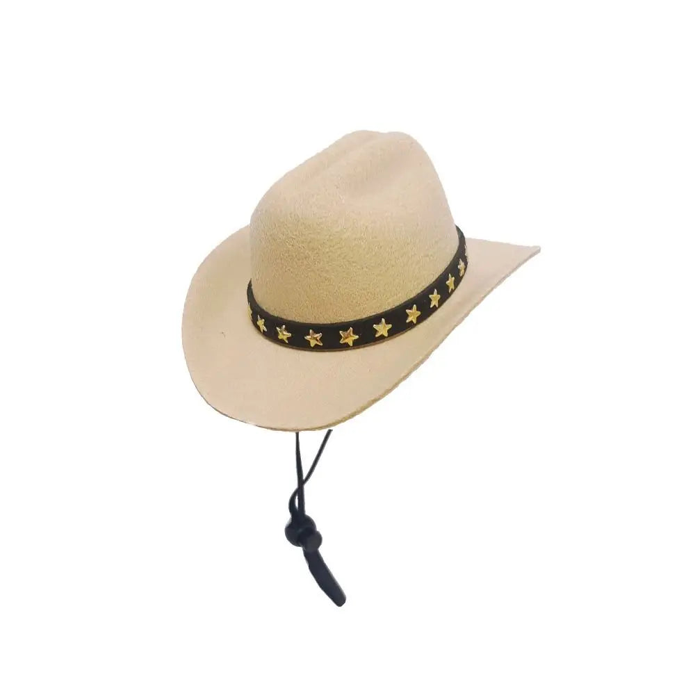 Small Adjustable Pet Cowboy Hat