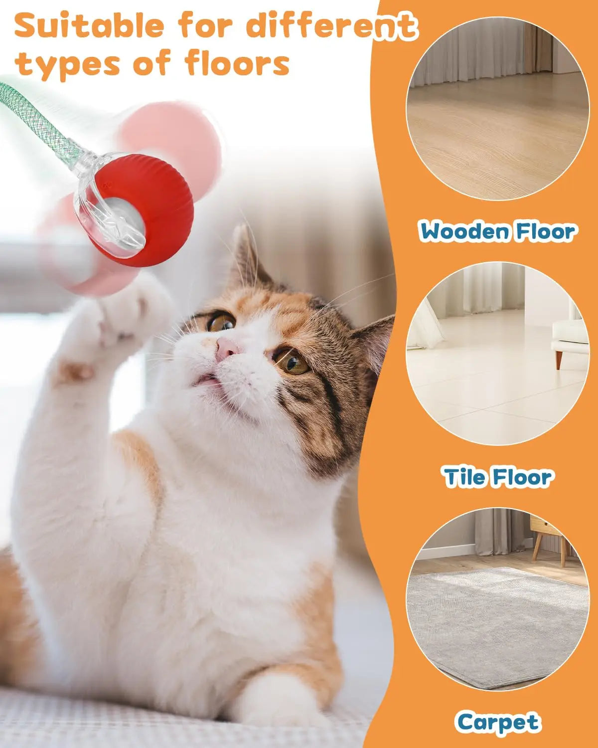 Smart Interactive Cat Ball Toy