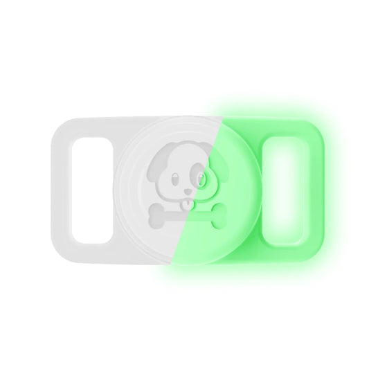 AirTag Pet Collar Holder - Waterproof Silicone GPS Tracker Loop for Dogs & Cats