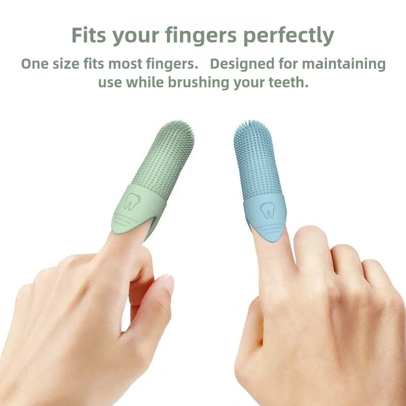 360° Finger Pet Toothbrush - Gentle Dental Care Dogs Cats