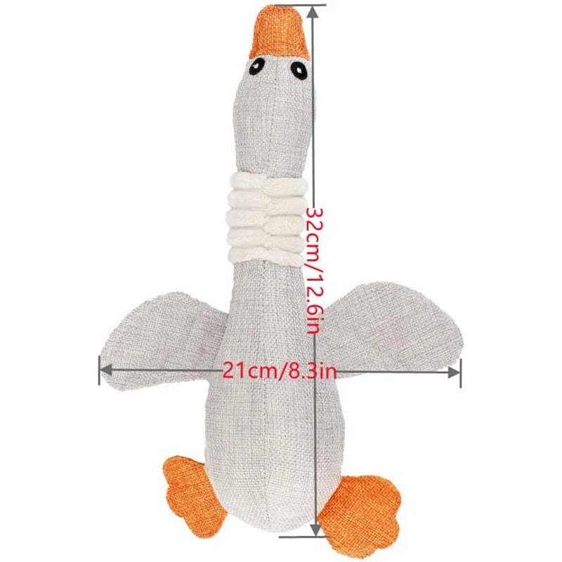 Wild Goose Training Toy - Multi-Purpose Squeaky Chew All Sizes