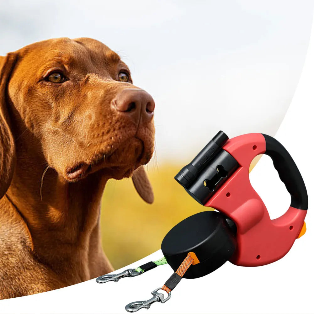 Dual LED Retractable Dog Leash