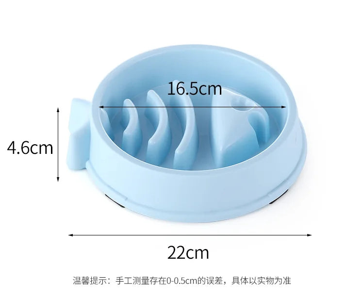 Slow Feeder Dog Bowl - Anti Choking Pet Feeding Bowl