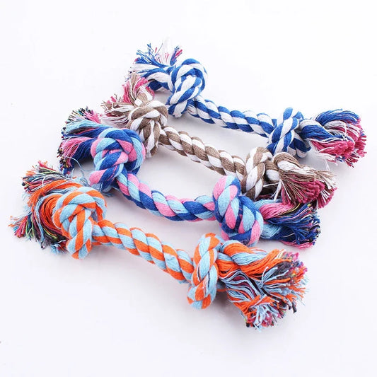 Small Rope Knot Dog Toy - Premium Dental Health Chew Toy