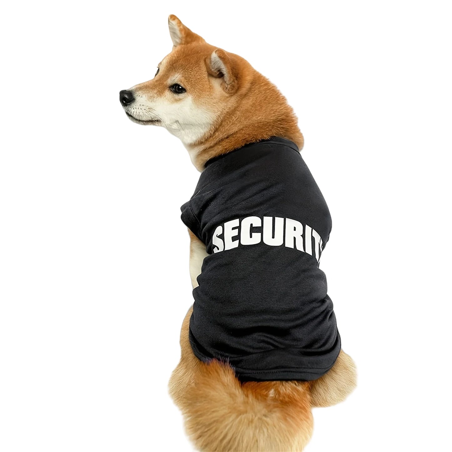 Security Guard Dog Costume - Small Dog Vest Uniform