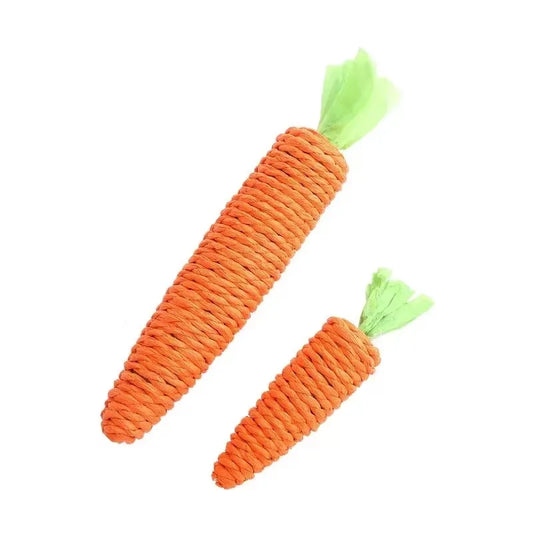 Carrot Cat Toy - Self Entertainment Teething Scratching