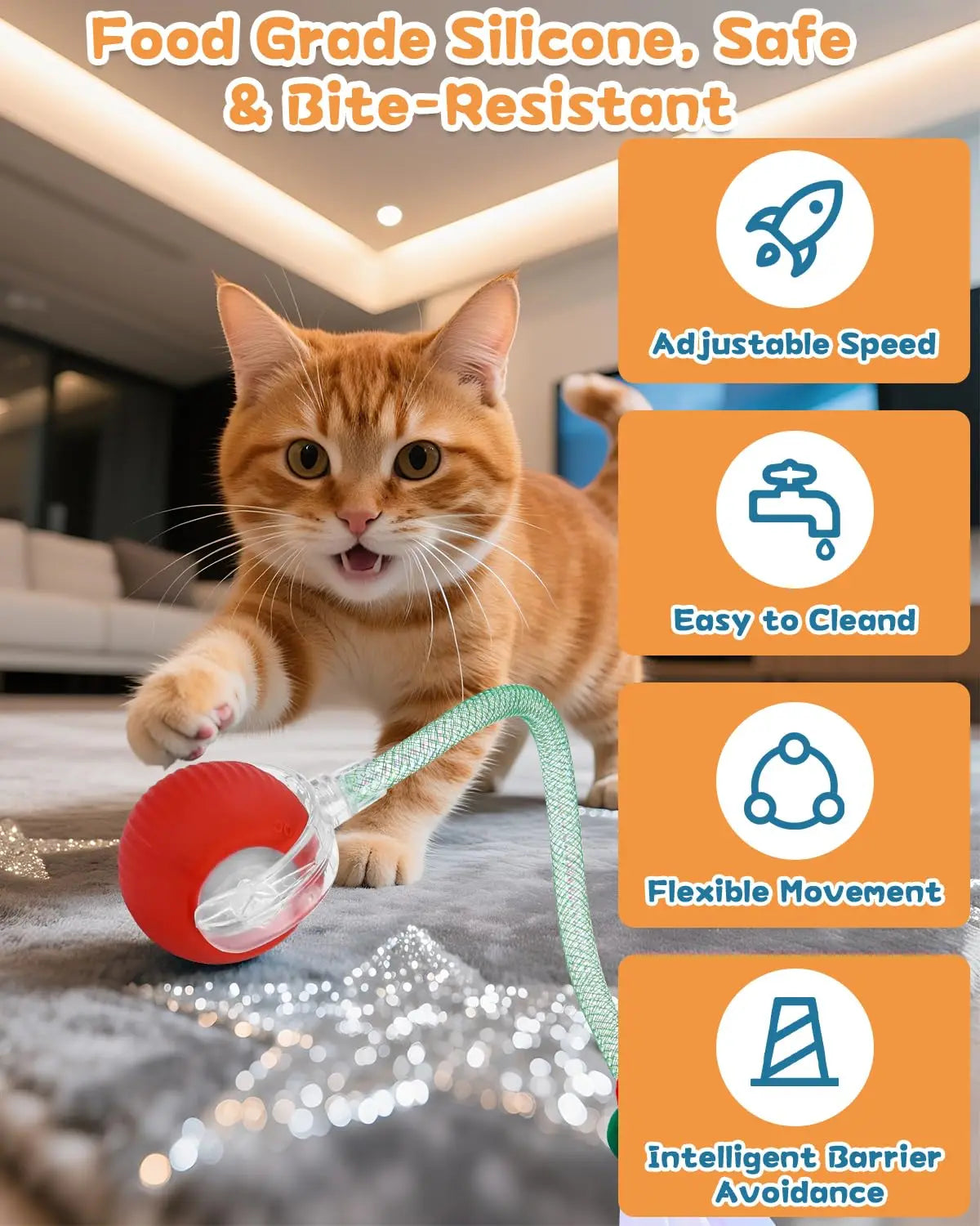 Smart Interactive Cat Ball Toy